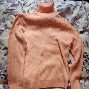 Peach Turtleneck